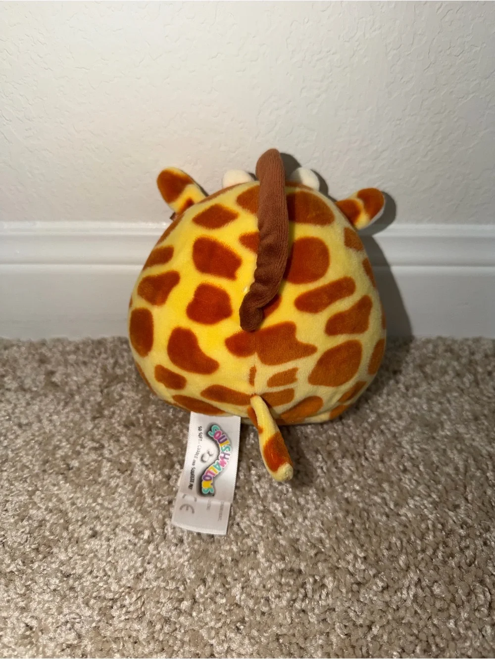 Squishmallows Yellow and Brown Giraffe Plush